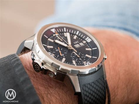 iwc aquatimer chrono nero|iwc aquatimer chronograph review.